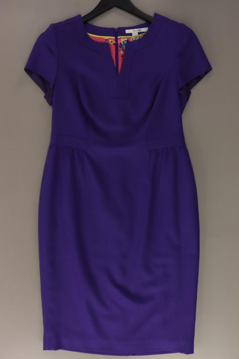 Boden Wollkleid Gr. UK 12 (M) Kurzarm lila