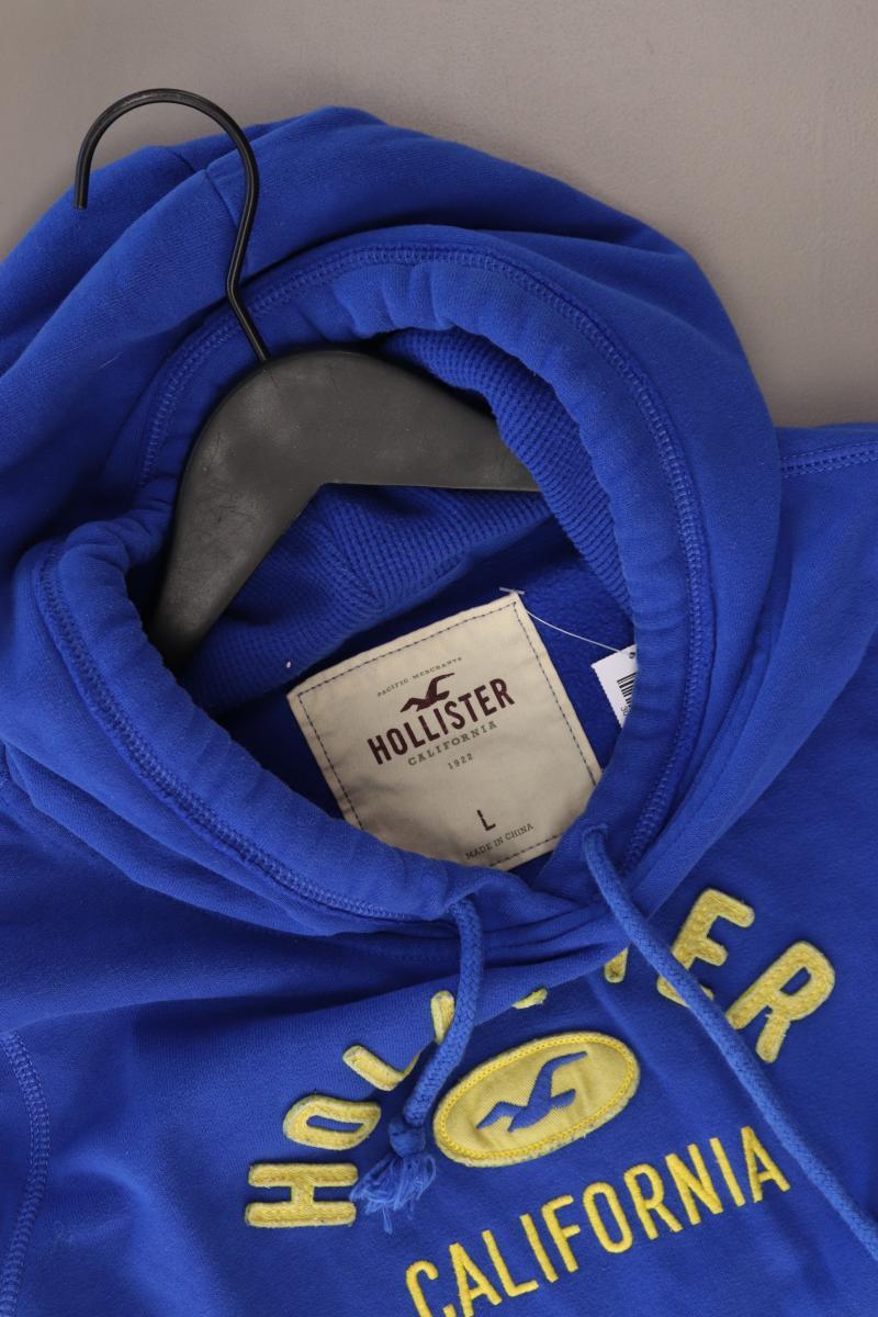 Hollister Hoodie Gr. L blau aus Baumwolle