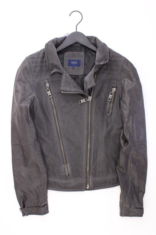Cecil Bikerjacke Gr. M neuwertig grau aus Polyurethan