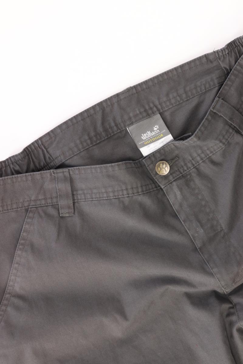 Jack Wolfskin Cargohose für Herren Gr. Kurzgröße 26 grau aus Polyester