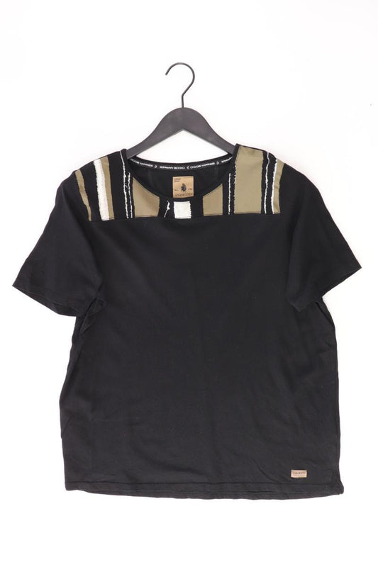 s'questo T-Shirt Gr. 42 Kurzarm schwarz aus Baumwolle