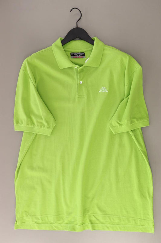 Kappa Poloshirt für Herren Gr. XXL Kurzarm grün aus Baumwolle