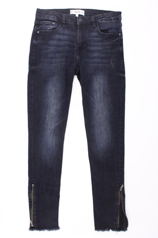 Mango Skinny Jeans Gr. 36 blau aus Baumwolle