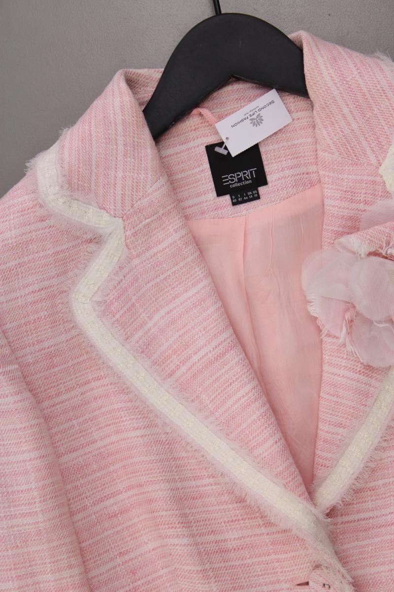 Esprit Collection Leinenblazer Gr. 40 rosa