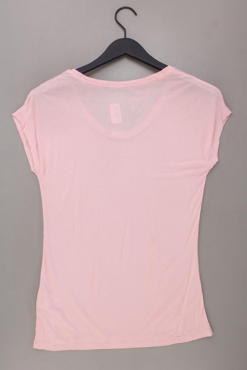 Hallhuber T-Shirt Gr. XS Kurzarm rosa aus Viskose