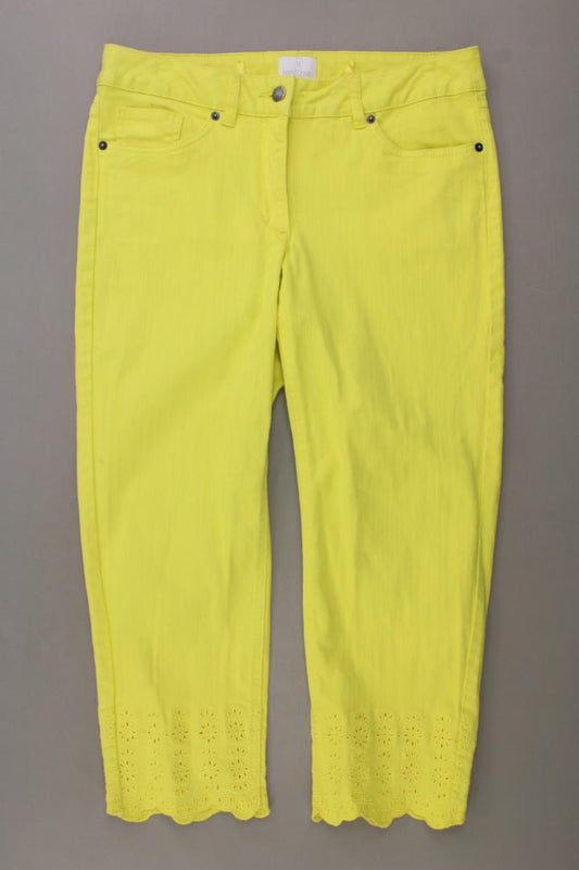 Madeleine 7/8 Hose Gr. Kurzgröße 20 gelb aus Baumwolle