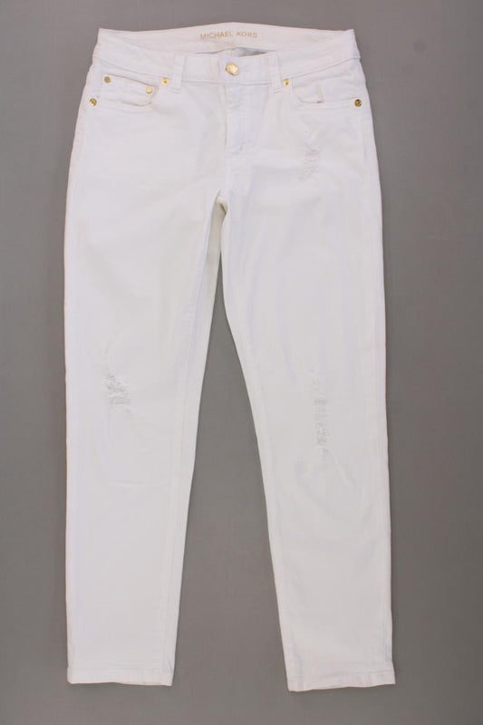 Michael Kors Five-Pocket-Hose Gr. 34 weiß aus Baumwolle