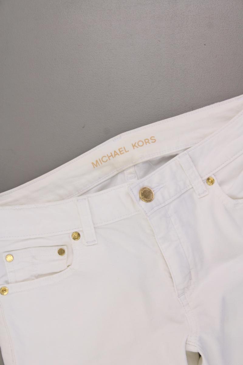 Michael Kors Five-Pocket-Hose Gr. 34 weiß aus Baumwolle