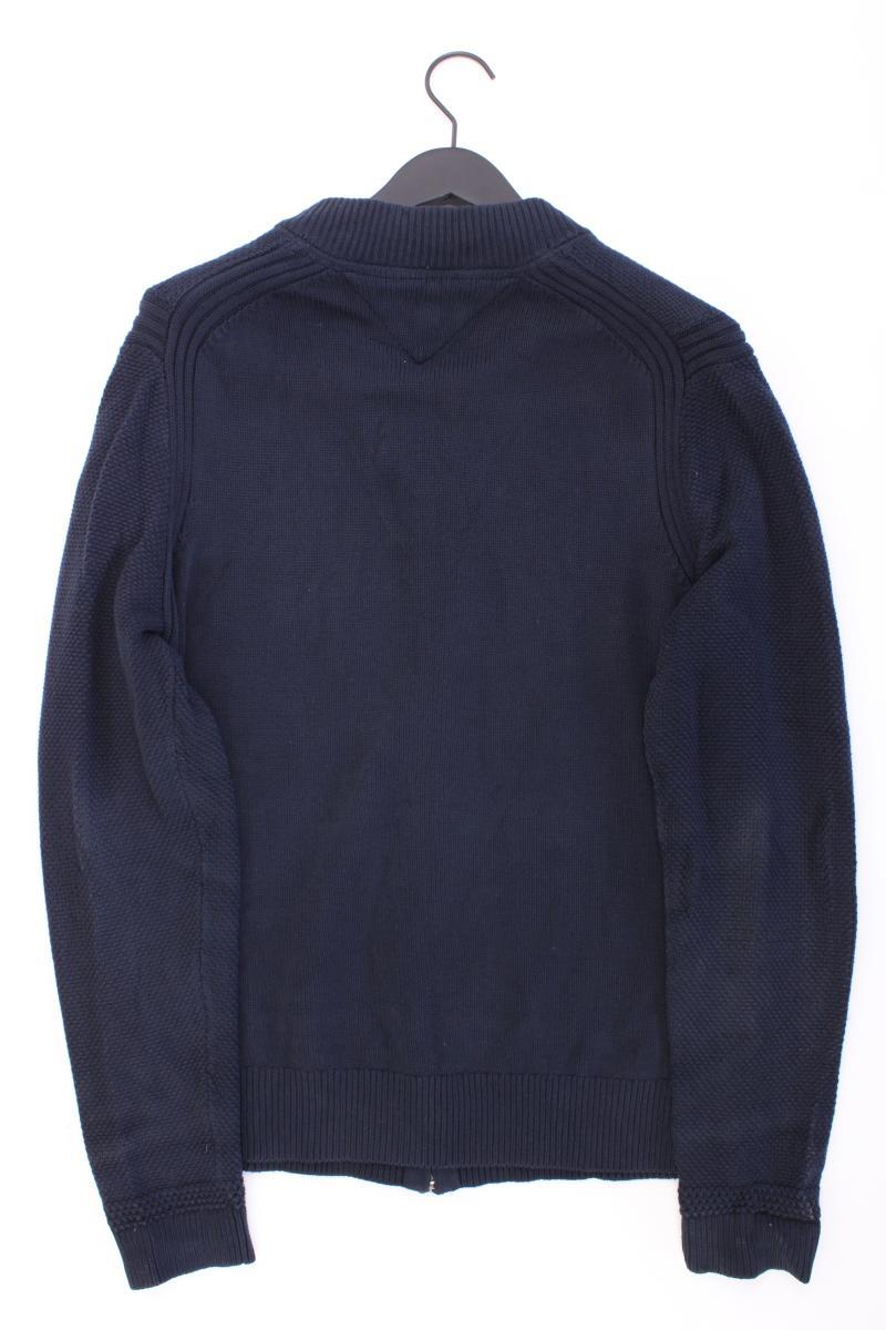 Tommy Hilfiger Strickjacke für Herren Gr. XL Langarm blau aus Baumwolle