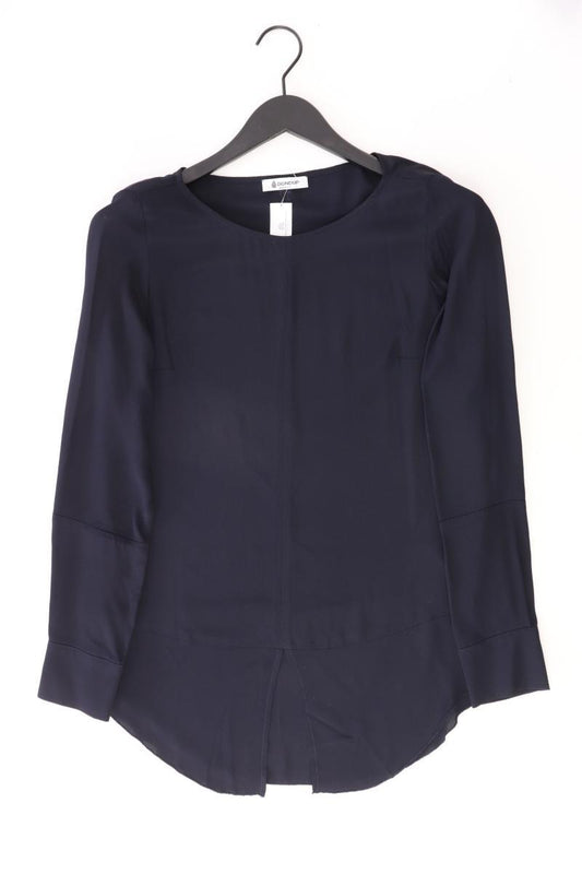 Dondup Seidenbluse Gr. IT 42 (S) neuwertig Langarm blau aus Viskose