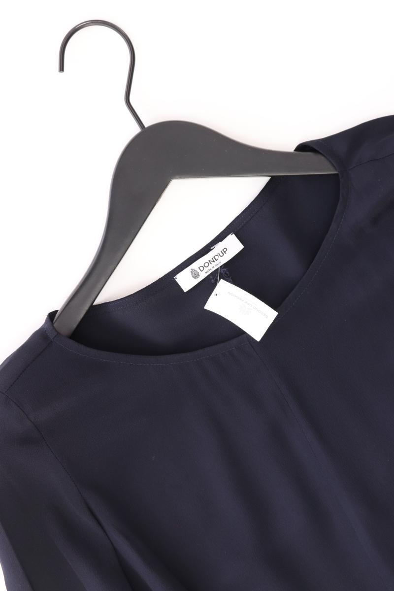 Dondup Seidenbluse Gr. IT 42 (S) neuwertig Langarm blau aus Viskose
