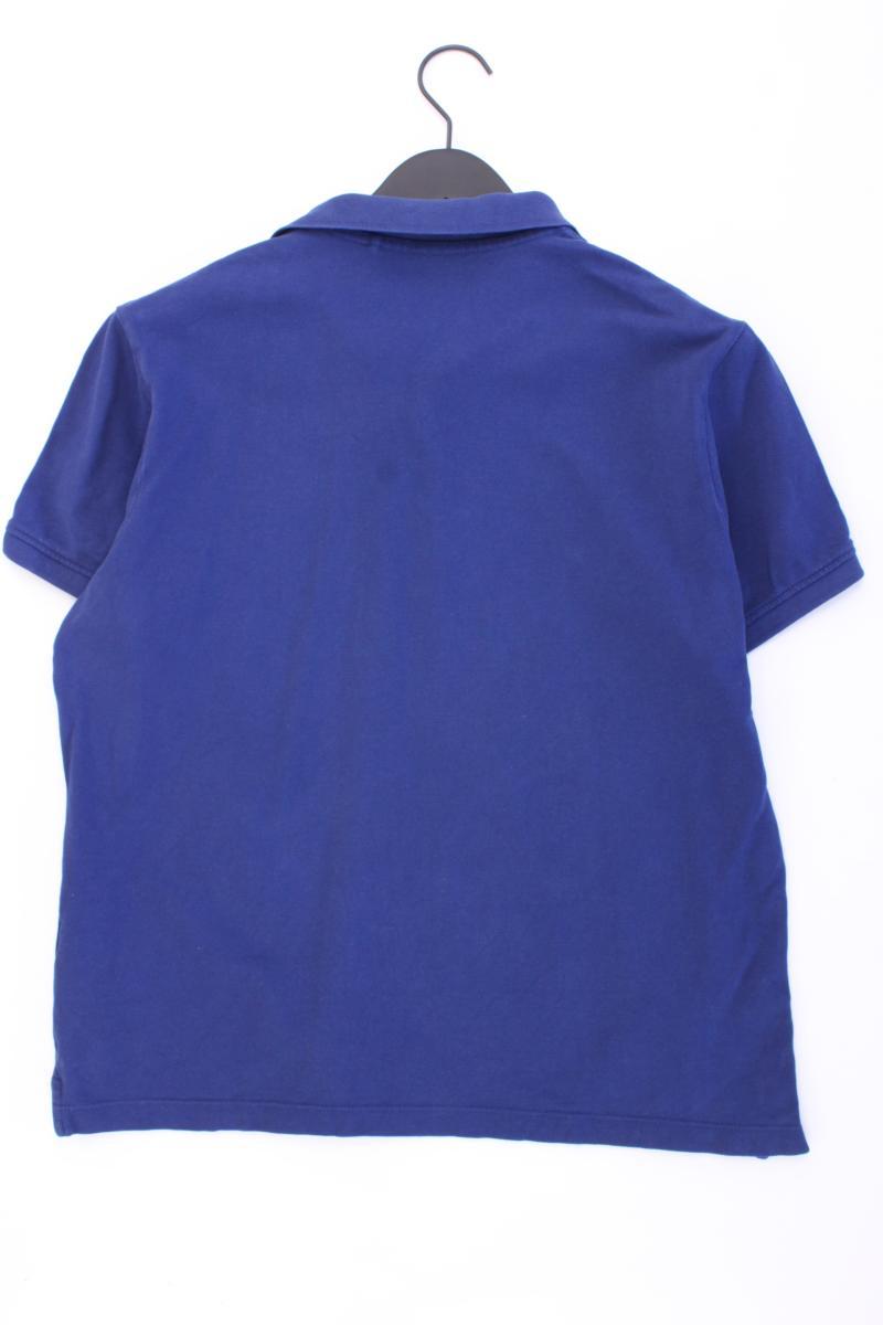 s.Oliver Poloshirt für Herren Gr. L Kurzarm blau aus Baumwolle