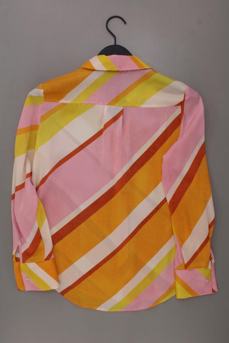 Mango Langarmbluse Gr. XS geometrisches Muster mehrfarbig aus Polyester