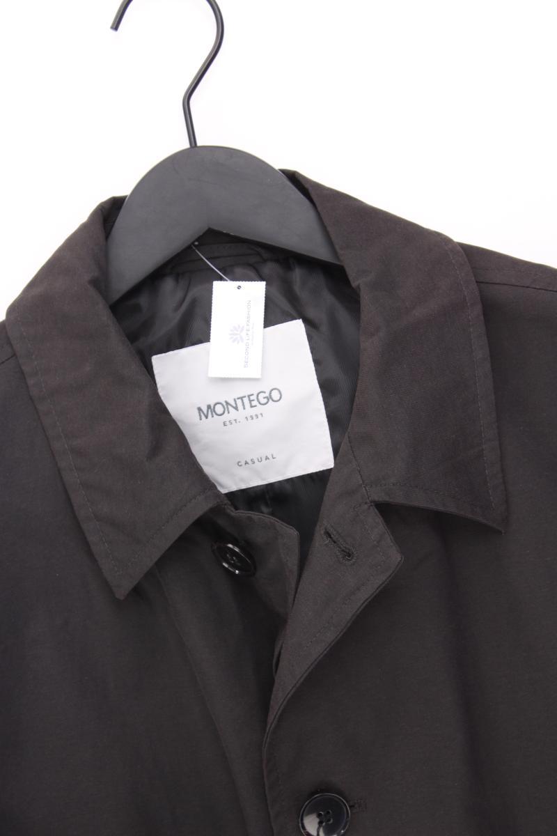 Montego Classic Mantel für Herren Gr. 52 grau aus Nylon