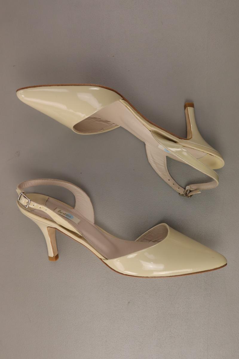 Boden Sixties Slingbacks Pumps Gr. 38 neuwertig creme aus Leder