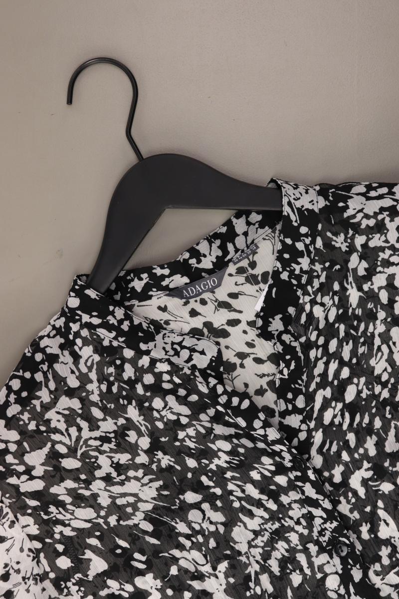 Adagio Kurzarmbluse Gr. 46 schwarz aus Polyester