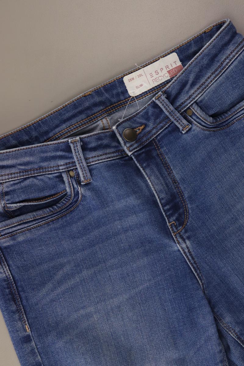 Esprit Skinny Jeans Gr. W28/L30 blau aus Baumwolle