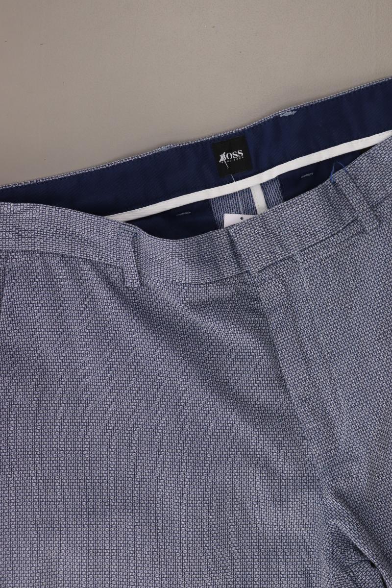 BOSS by Hugo Boss Hose für Herren Gr. 50 blau aus Baumwolle