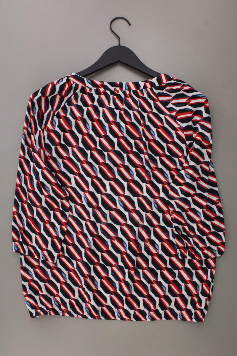 ERFO Classic Bluse Gr. 40 geometrisches Muster 3/4 Ärmel mehrfarbig