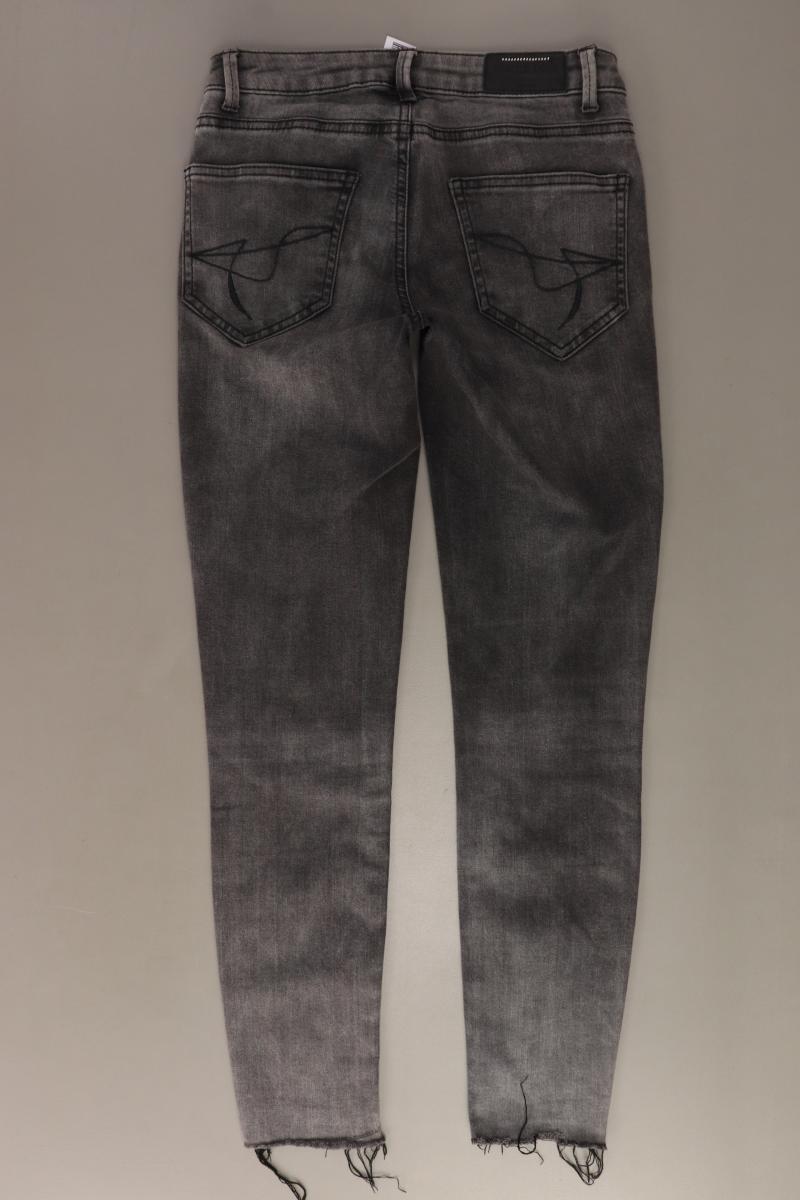 Soccx Skinny Jeans Gr. W26 grau aus Baumwolle