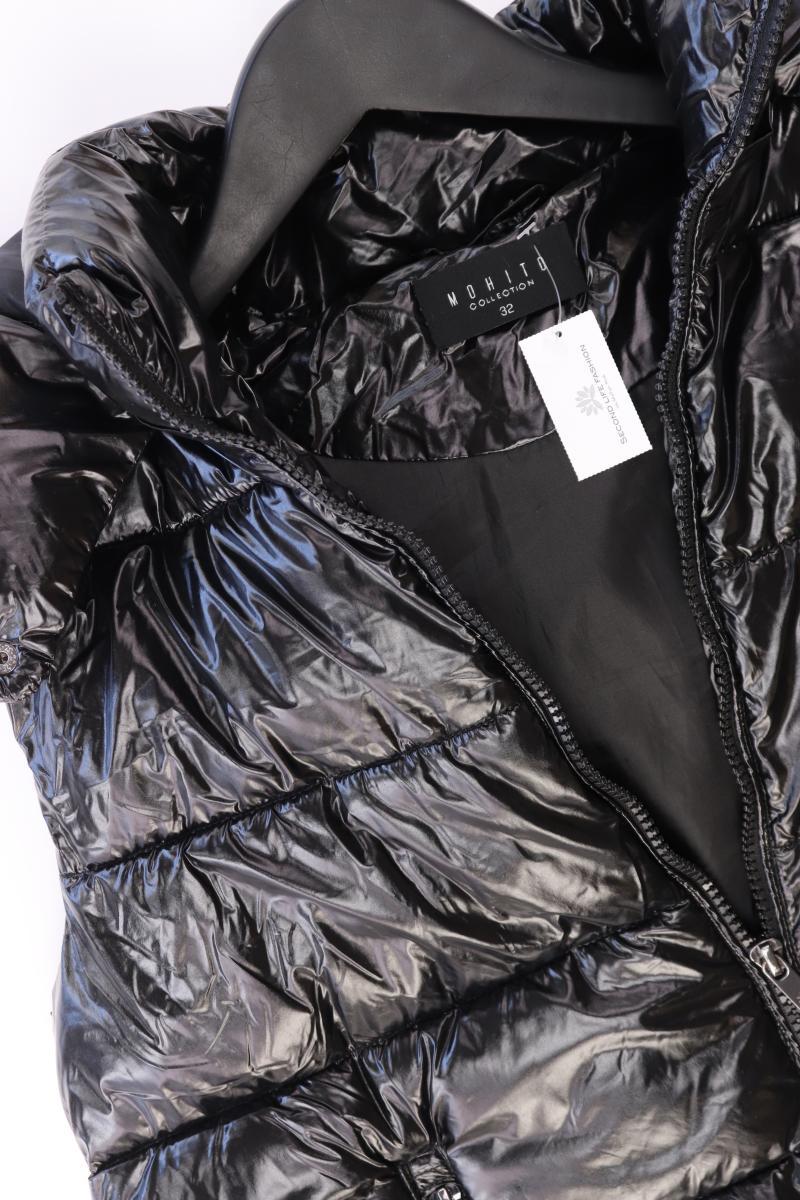 Mohito Kapuzenweste Gr. 32 schwarz aus Polyester