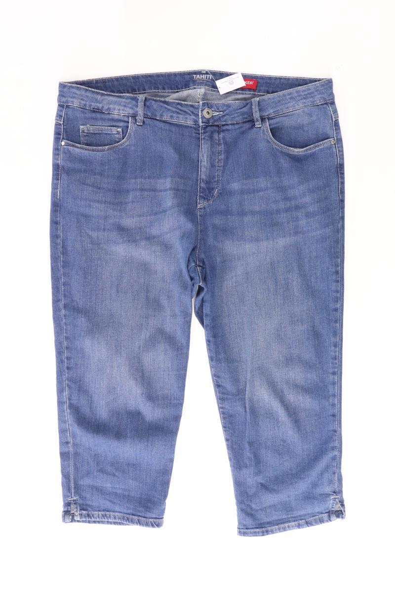 Stooker 7/8 Jeans Gr. 46 blau aus Baumwolle