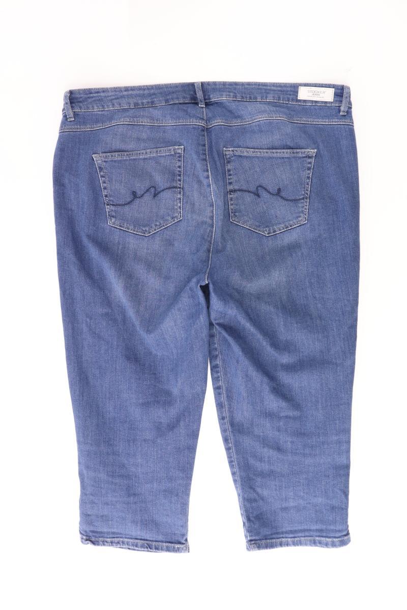 Stooker 7/8 Jeans Gr. 46 blau aus Baumwolle