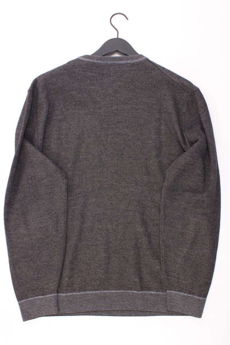 Bugatti Pullover mit Wolle Größe 4XL für Herren Gr. XXXL grau