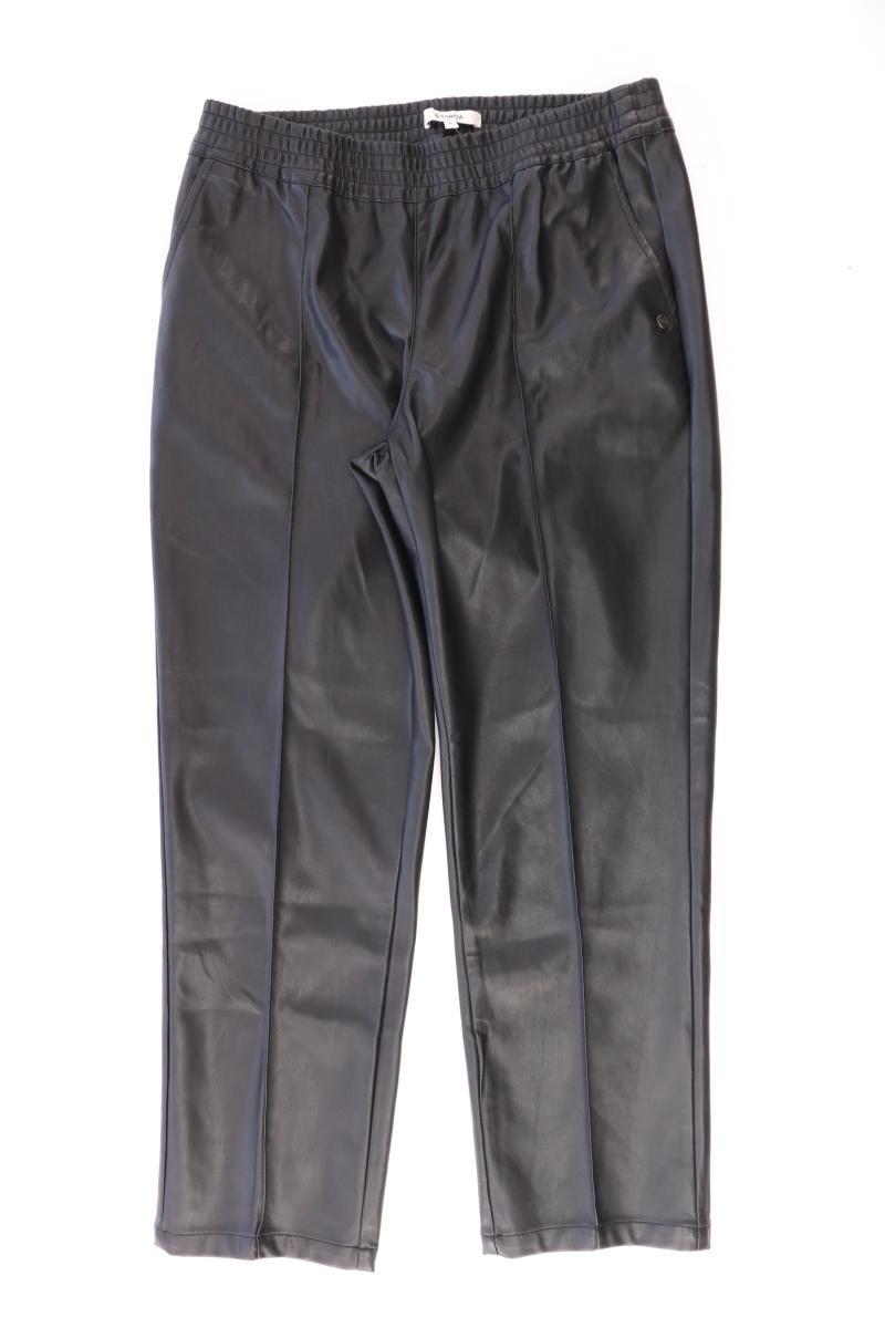 Garcia Jeans Kunstlederhose Gr. L schwarz