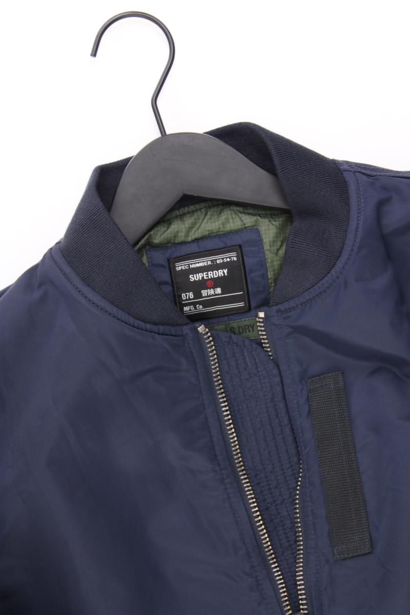 Superdry Bomberjacke für Herren Gr. XS blau aus Nylon