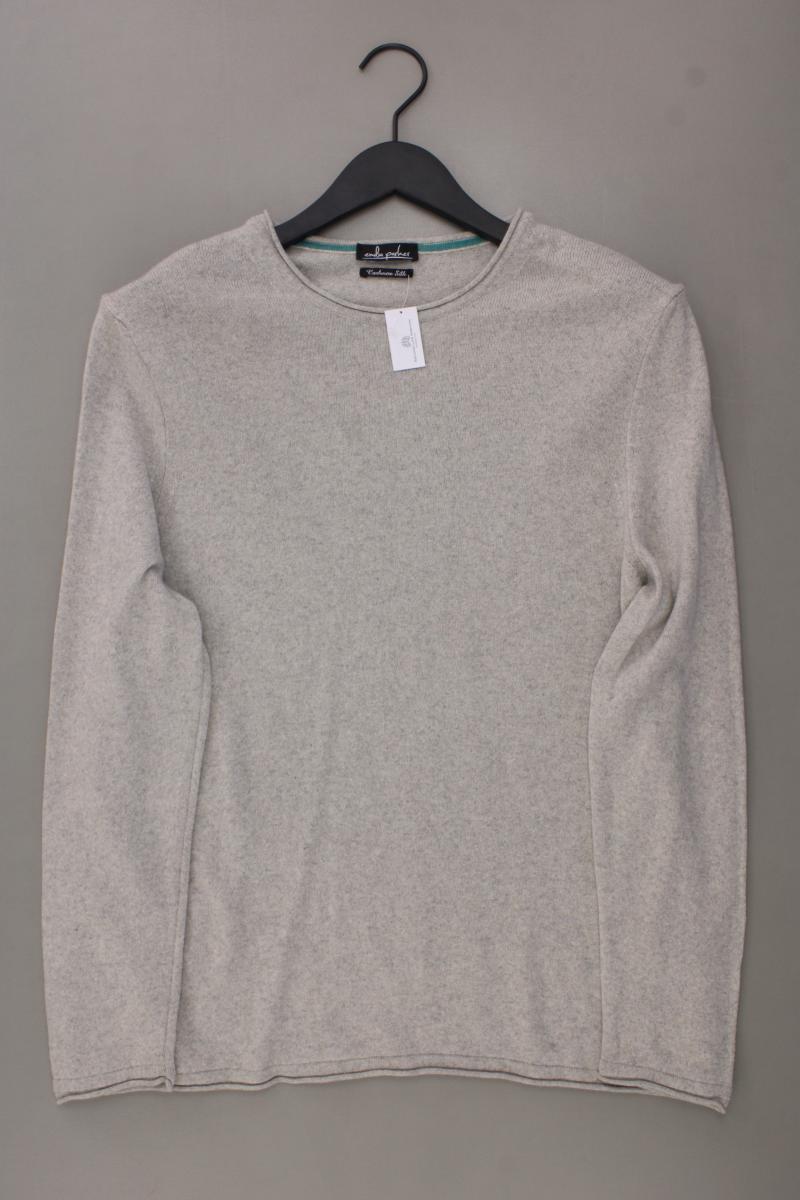 Emilia Parker Cashmerepullover Gr. 44 neuwertig grau aus Kaschmir