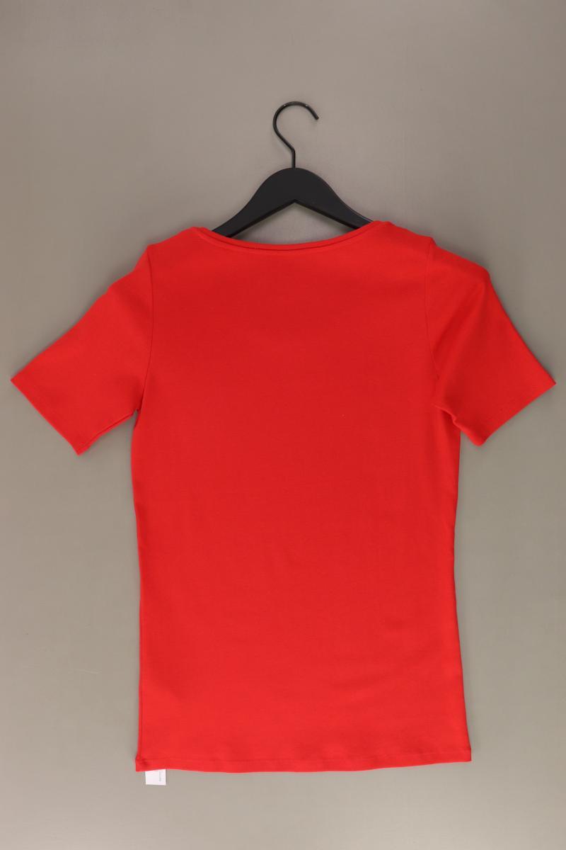 Esprit T-Shirt Gr. M Kurzarm rot aus Baumwolle