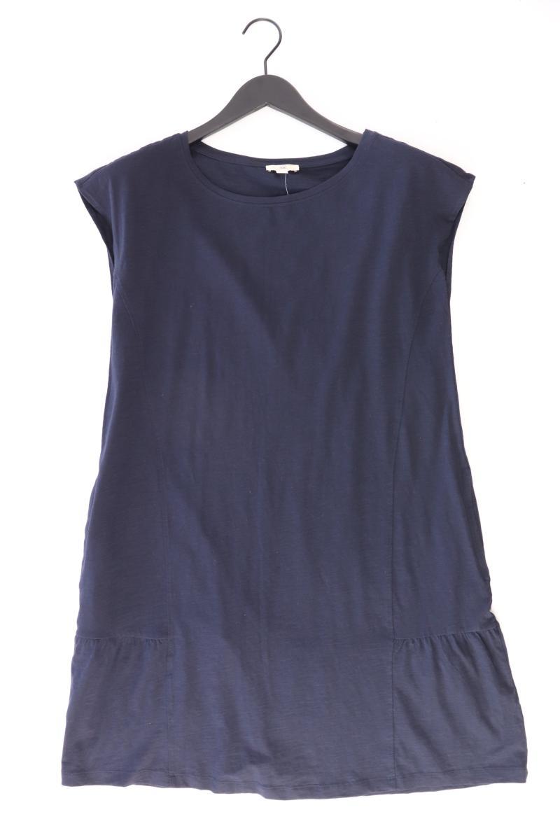 edc by Esprit Jerseykleid Gr. M Kurzarm blau aus Baumwolle