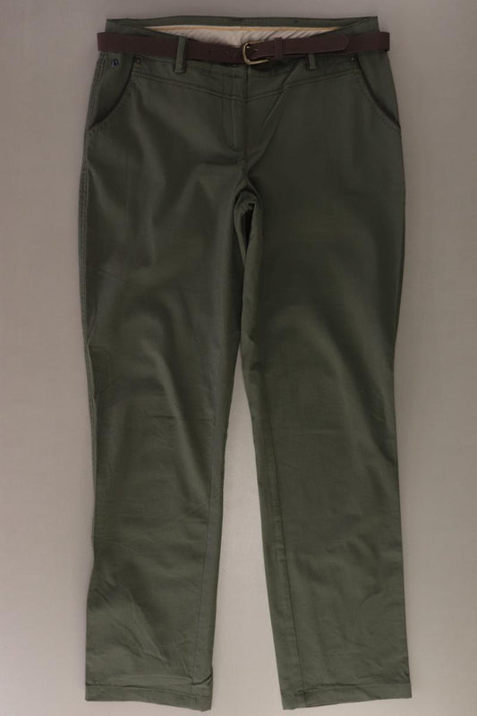 Cecil Hose Gr. W28 mit Gürtel olivgrün aus Baumwolle