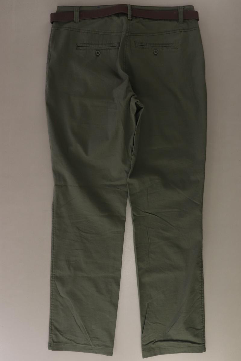 Cecil Hose Gr. W28 mit Gürtel olivgrün aus Baumwolle