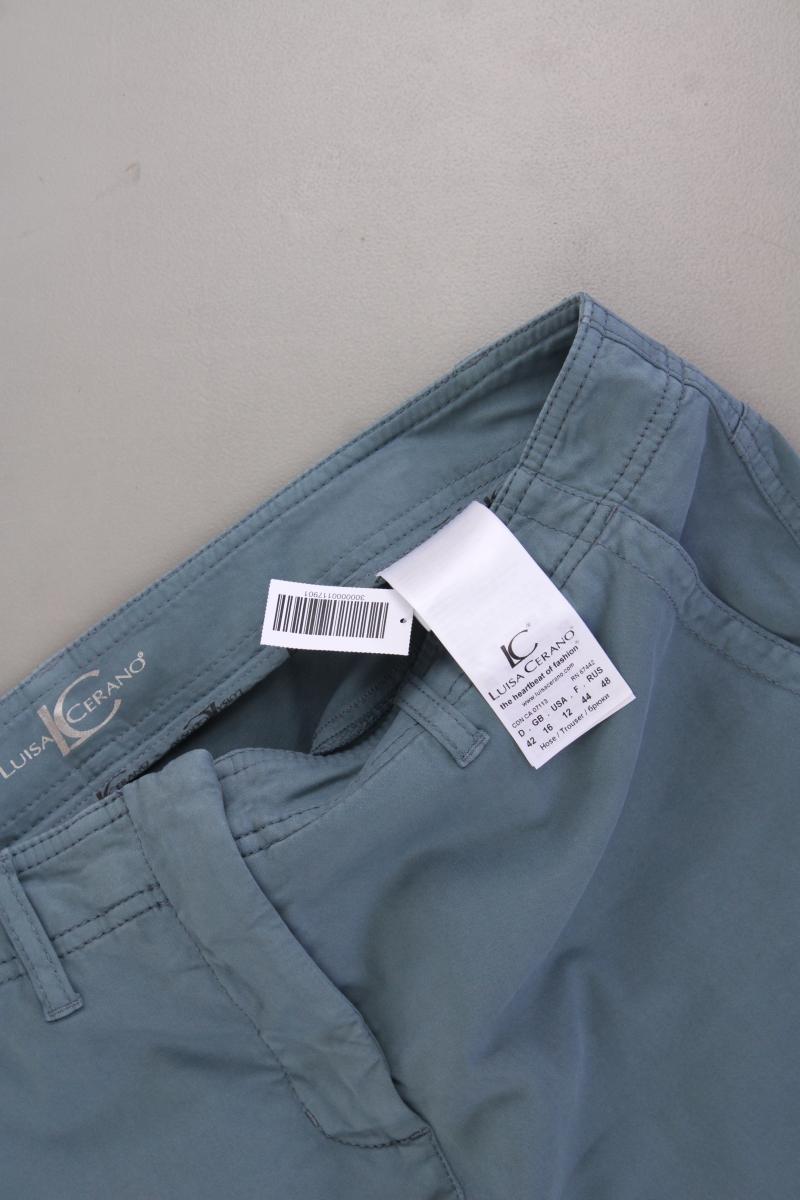 Luisa Cerano Hose Gr. 42 blau aus Baumwolle