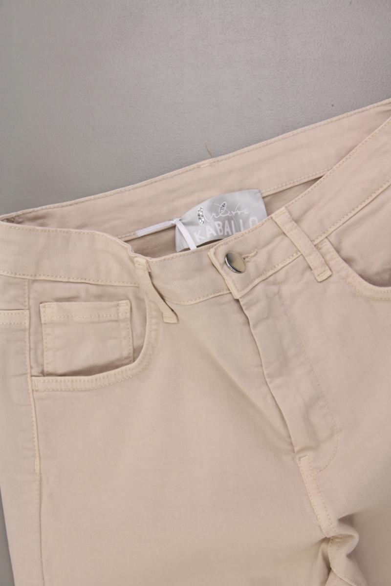 Arlette Kaballo Five-Pocket-Hose Gr. 38 neu mit Etikett Neupreis: 169,0€! creme