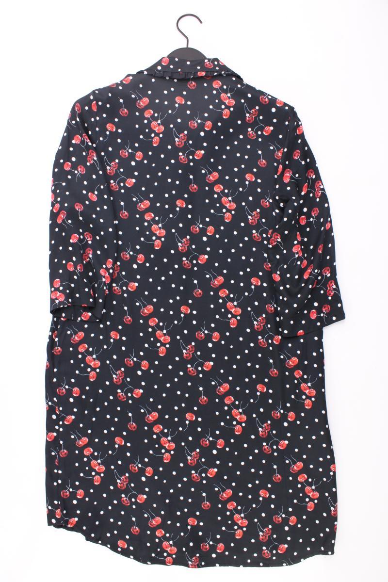 Sem Per Lei Blusenkleid mit Kirschmuster Gr. 34 gepunktet neuwertig 3/4 Ärmel