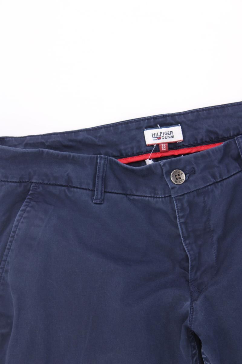 Hilfiger Denim Chinohose für Herren Gr. W29/L32 blau aus Baumwolle