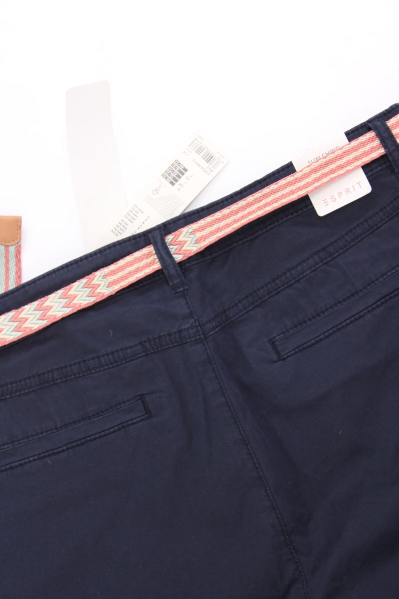 Esprit Chinohose Gr. 38/L32 neu mit Etikett Neupreis: 49,99€! blau aus Baumwolle