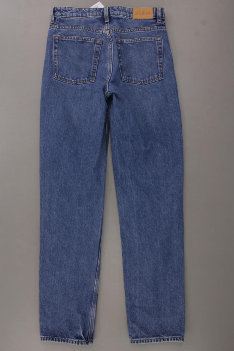 Monki Straight Jeans Gr. W26/L32 blau aus Baumwolle