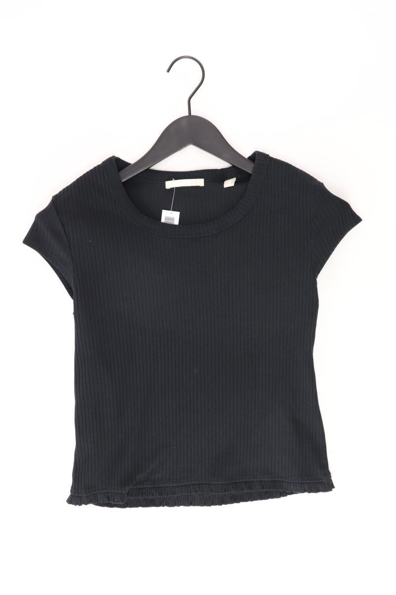 Esprit T-Shirt Gr. M Kurzarm schwarz aus Baumwolle