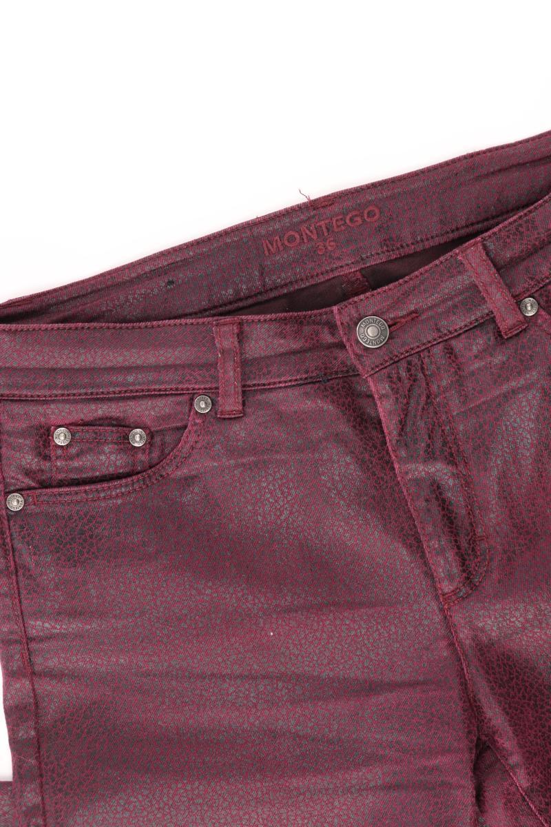 Montego Five-Pocket-Hose Gr. 36 rot aus Baumwolle