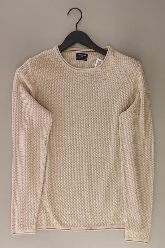 Jack & Jones Feinstrickpullover für Herren Gr. M braun aus Baumwolle