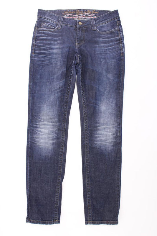 MAC Straight Jeans Gr. 38/L32 Modell Carlotta blau aus Baumwolle