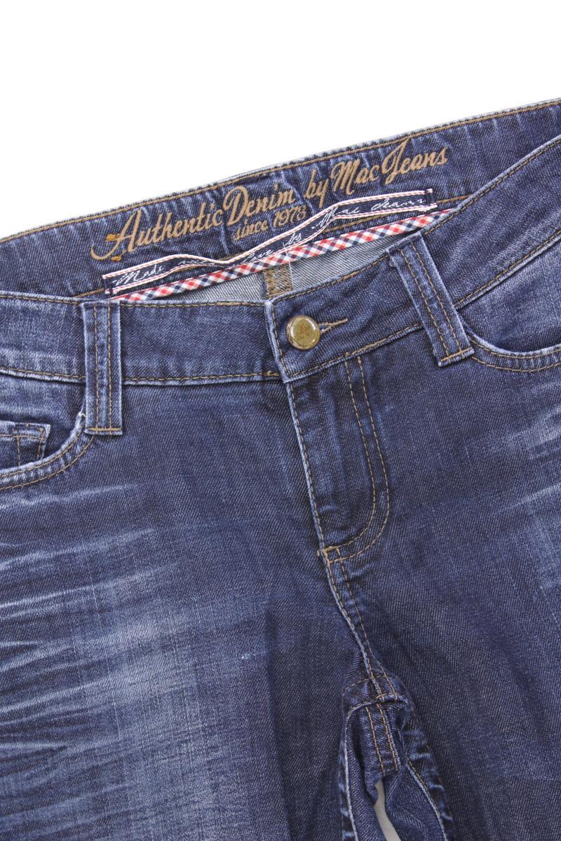 MAC Straight Jeans Gr. 38/L32 Modell Carlotta blau aus Baumwolle