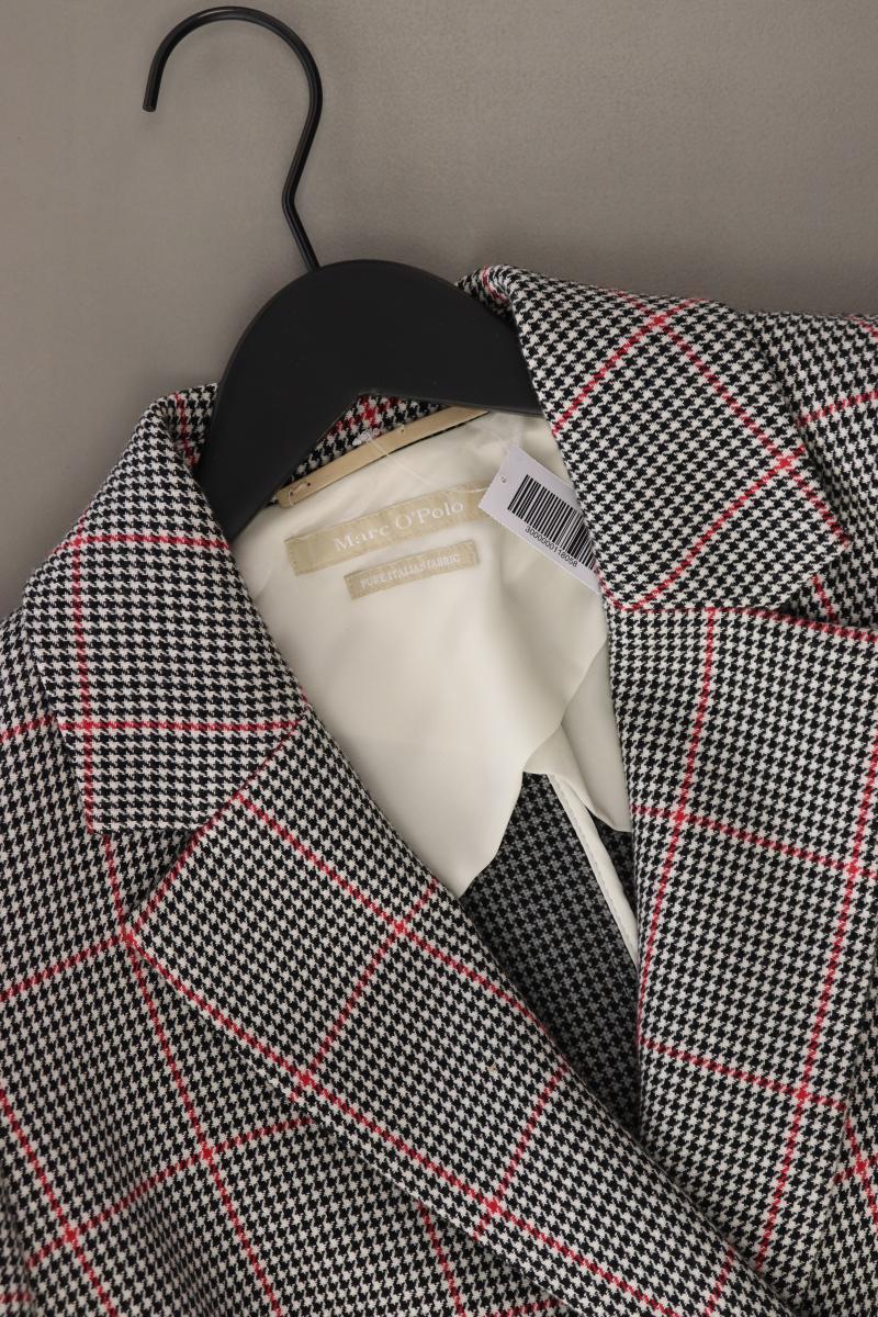 Marc O'Polo Longblazer Gr. 38 hahnentritt neuwertig schwarz aus Baumwolle