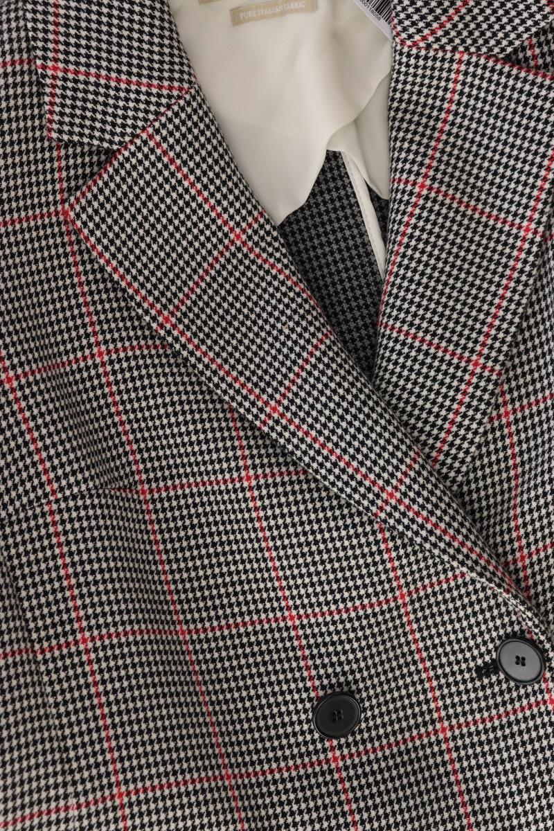 Marc O'Polo Longblazer Gr. 38 hahnentritt neuwertig schwarz aus Baumwolle