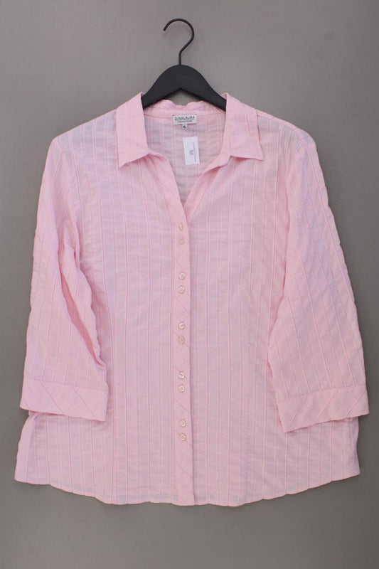 Gina Laura Classic Bluse Gr. XL 3/4 Ärmel rosa aus Baumwolle