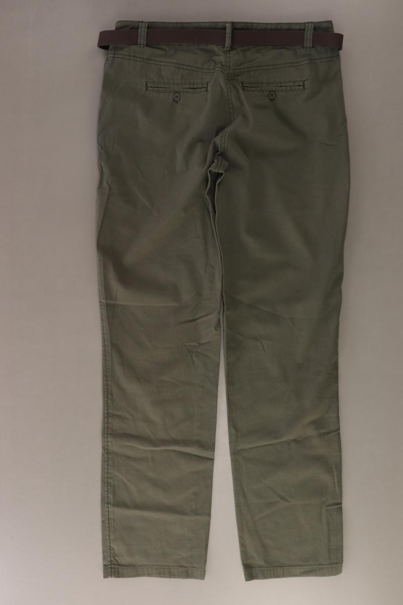 Cecil Hose Gr. W27 mit Gürtel olivgrün aus Baumwolle